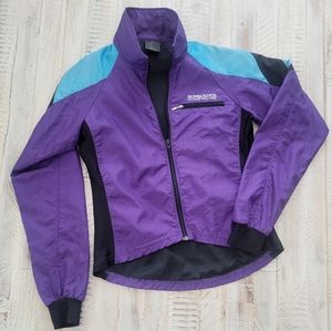 Sunbuster Women's Vintage Windbreaker/Biking Jacket, Size Medium, Multi-colored